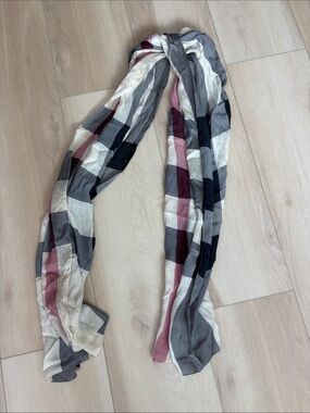 Silk Burberry Scarf